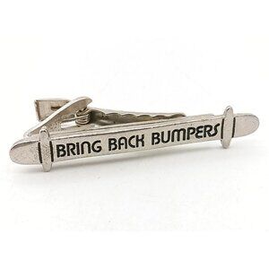 Vintage "Bring Back Bumpers" Tie Clip Bumper Crop Agriculture Farmer